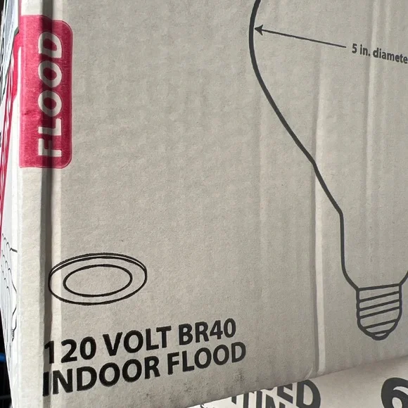 Feit Electric White 65W BR40 Indoor Flood Light Bulb Pack Of 12 - Picture 2 of 4